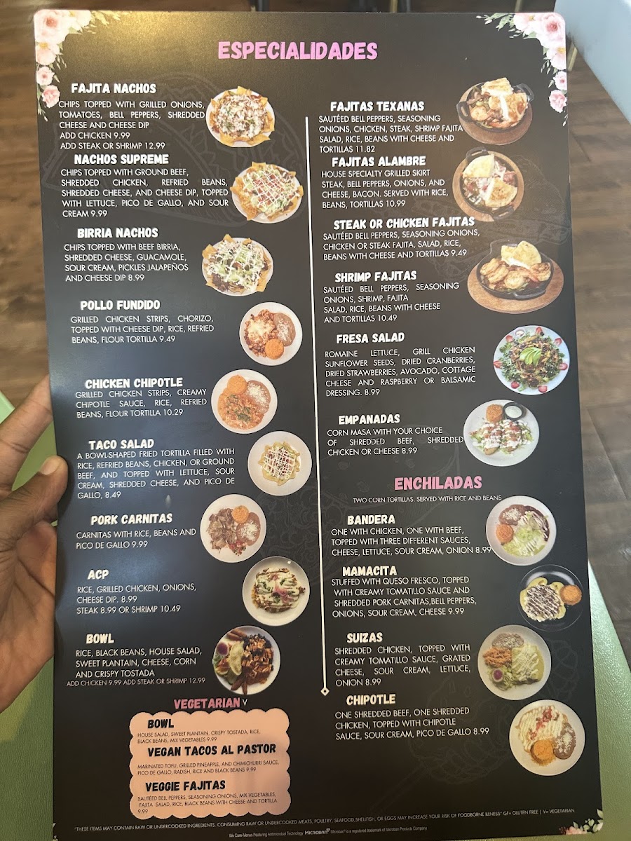 Menu Mamacita Mexican Restaurant - Morrisville-2