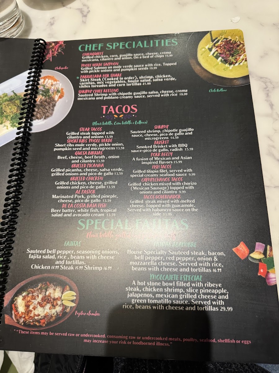 Menu Mamacita Mexican Restaurant - Morrisville-3
